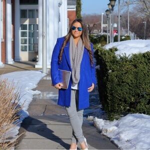 NEW Cobalt Blue Coat
